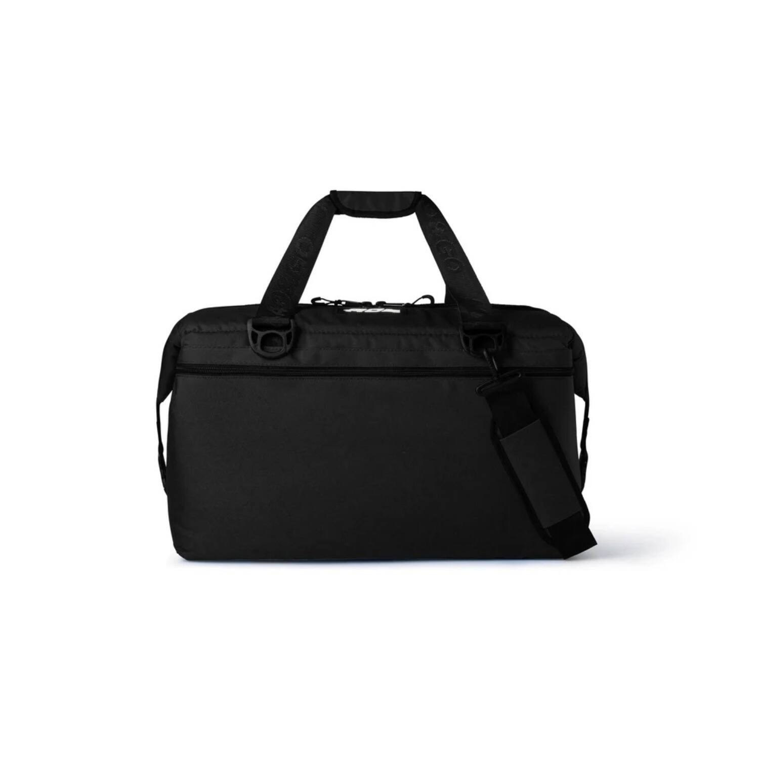 Angle. AO Coolers - AO Coolers Original Canvas Series 48-Pack Soft Cooler (Black) - Black.