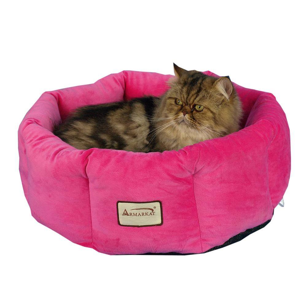 Alt View 5. Armarkat - Pet Bed Pink - Pink.