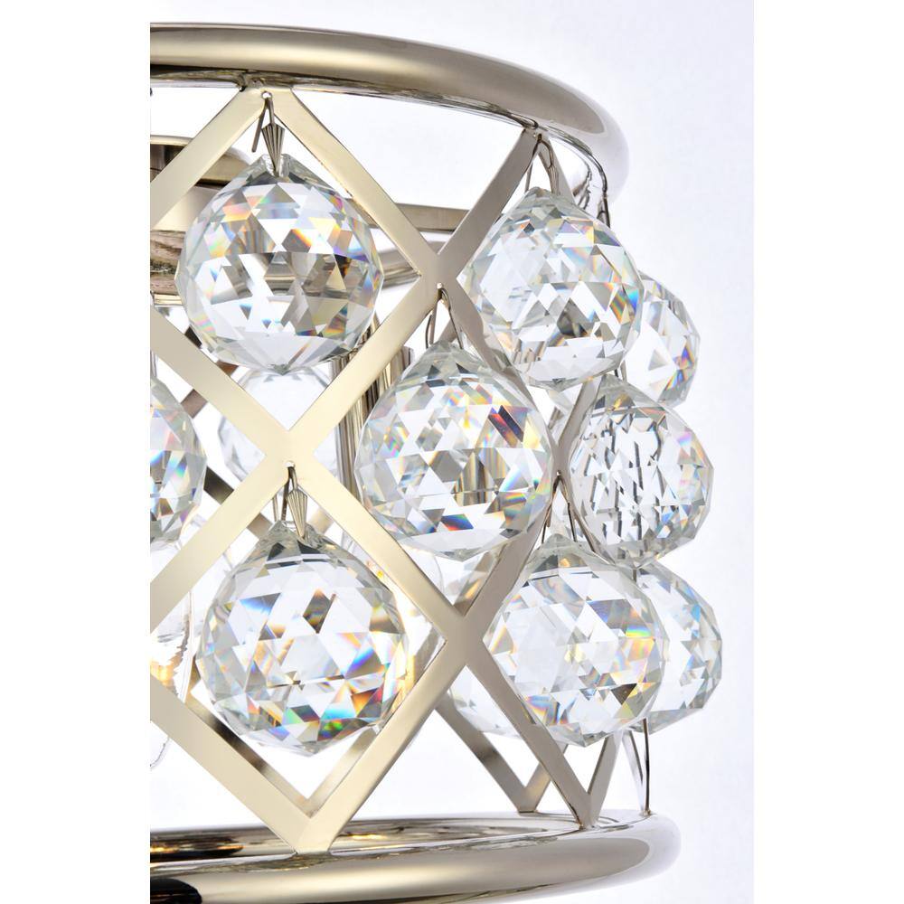 Alt View 3. Urban Classic - Madison 3 light polished Nickel Pendant Clear Royal Cut Crystal - Polished Nickel.