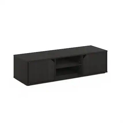 Front. Furinno - Classic TV Stand for TV up to 55 Inch - Espresso.