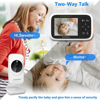 HelloBaby Babyfoon met camera LCD Draadloze Videocamera Babymonitor me HelloBaby Babyfoon met camera LCD Draadloze Videocamera Babymonitor me