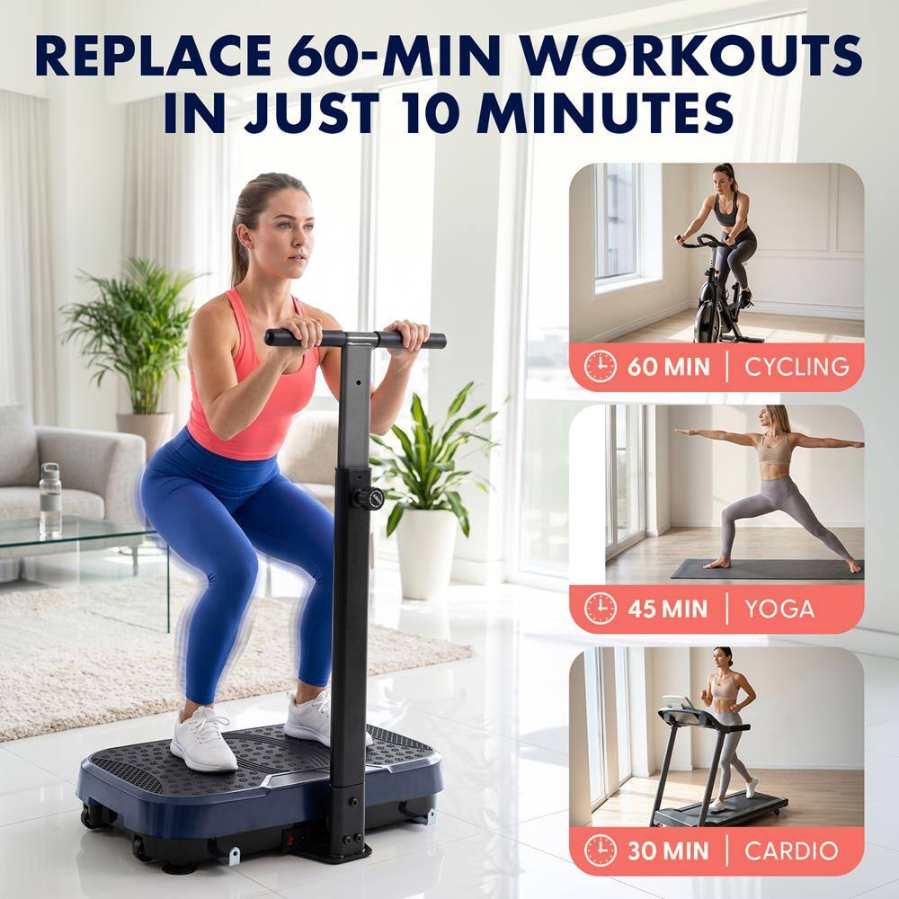 REPLACE 60-MIN WORKOUTS IN JUST 10 MINUTES

60 MIN | CYCLING

45 MIN | YOGA

30 MIN | CARDIO