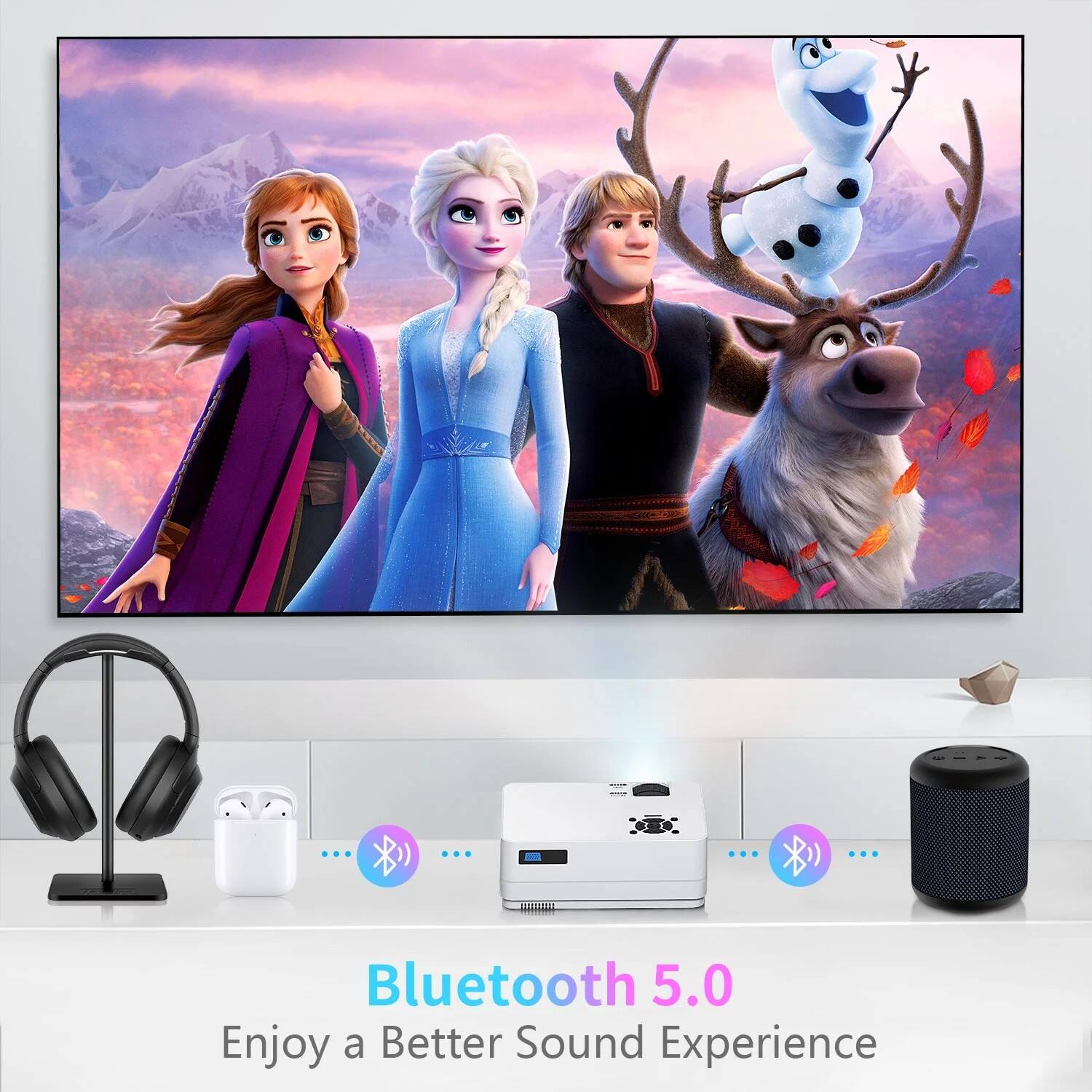 Bluetooth 5.0  
Enjoy a Better Sound Experience
