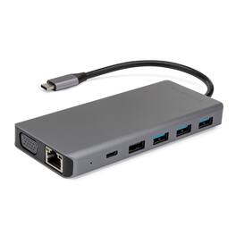 Knox - Gear Kernel 13-in-1 USB-C PD Multiple Display Charging Port Hub - Gray