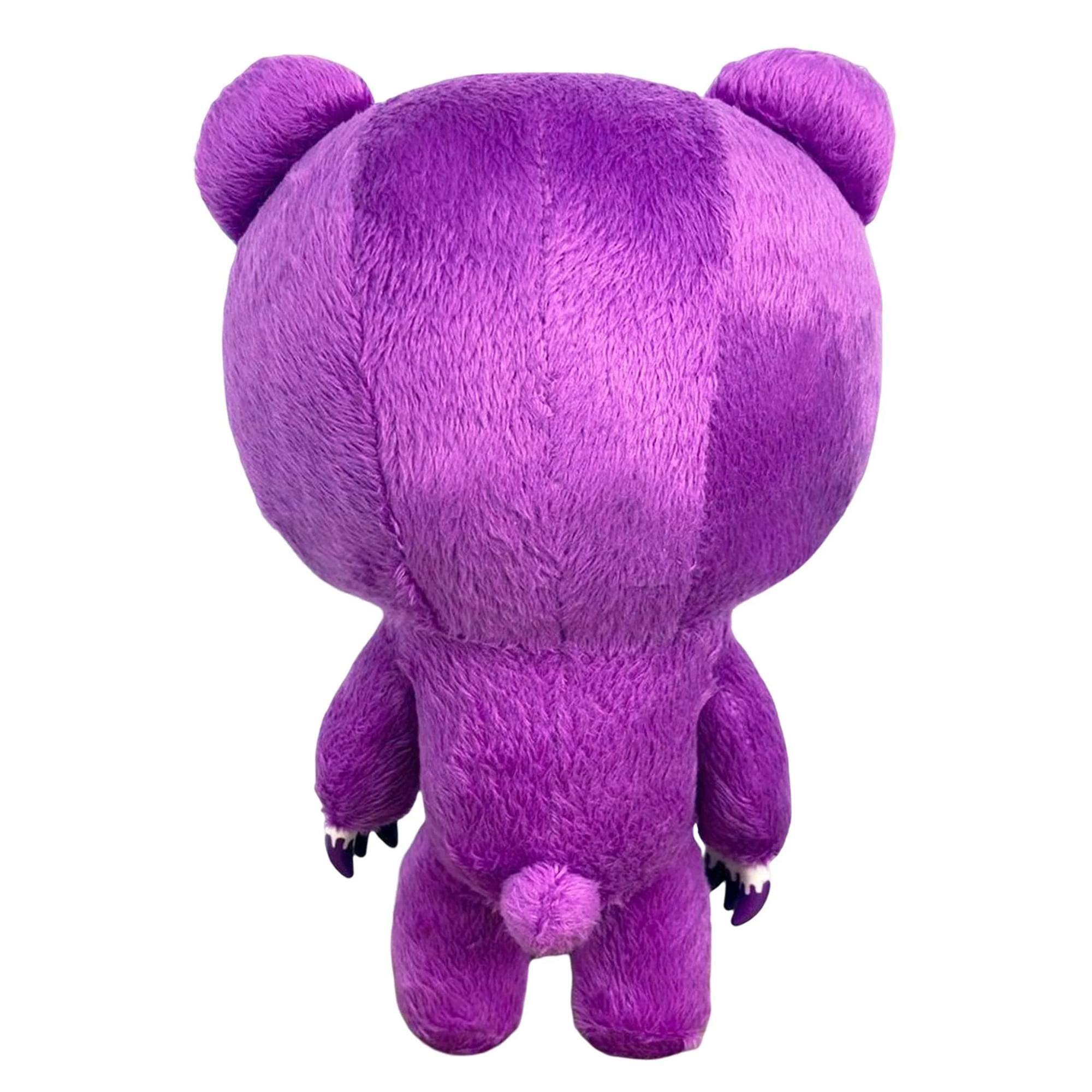 Alt View 10. Great Eastern - Gloomy Bear Purple 8 Inch Collector Plush - Purple.
