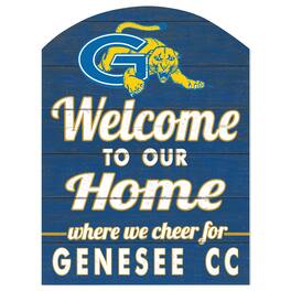 Jardine - SUNY Genesee Community College 16" x 22" Indoor/Outdoor Marquee Sign - Blue