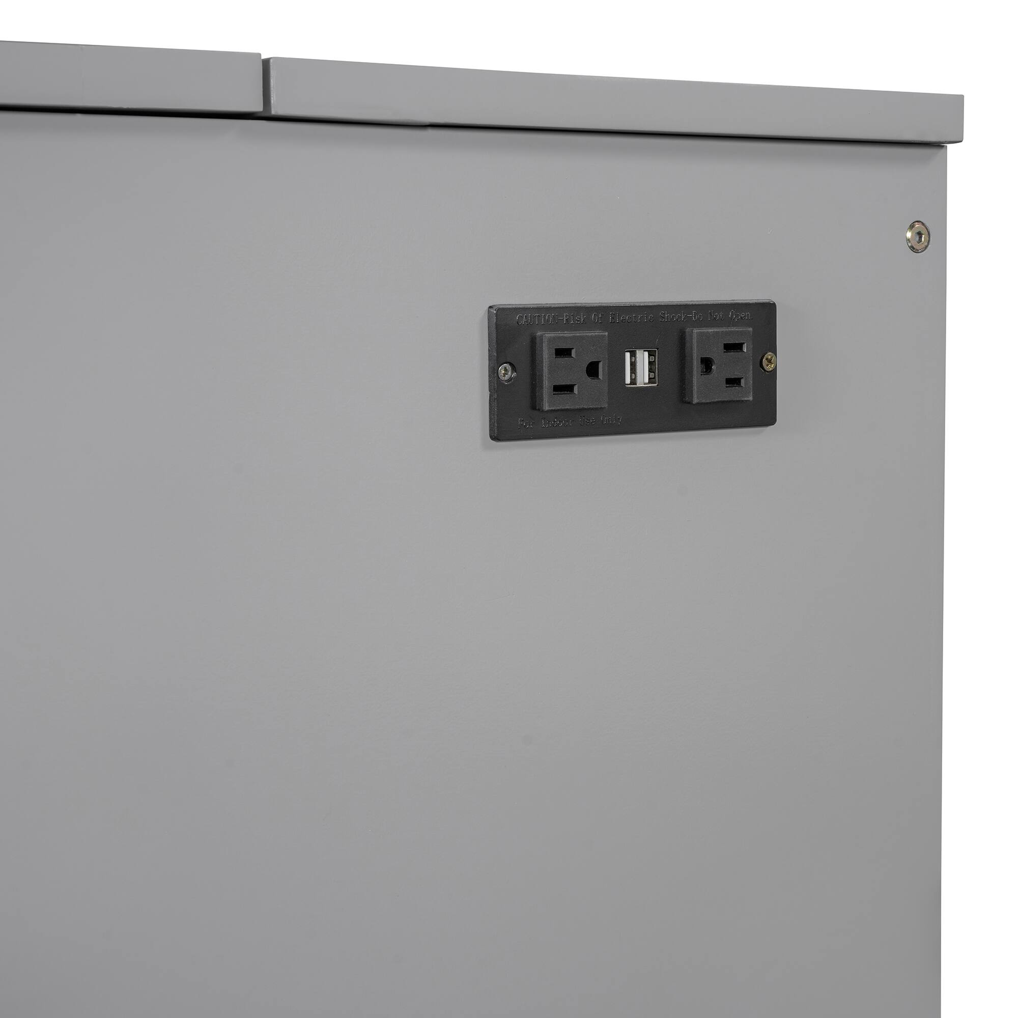 The text on the image reads:

"QUICK-FISH® Electric Shoot-It! Oven
Plug & Play, No Wiring"