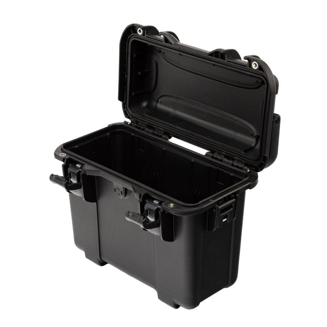 Left. NANUK - Nanuk Case T20 Top Loader w/Tray & Rigid divider (Black).