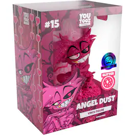 Youtooz - Hazbin Hotel: Glitter Angel Dust Vinyl Figure #15 Shopverse Exclusive