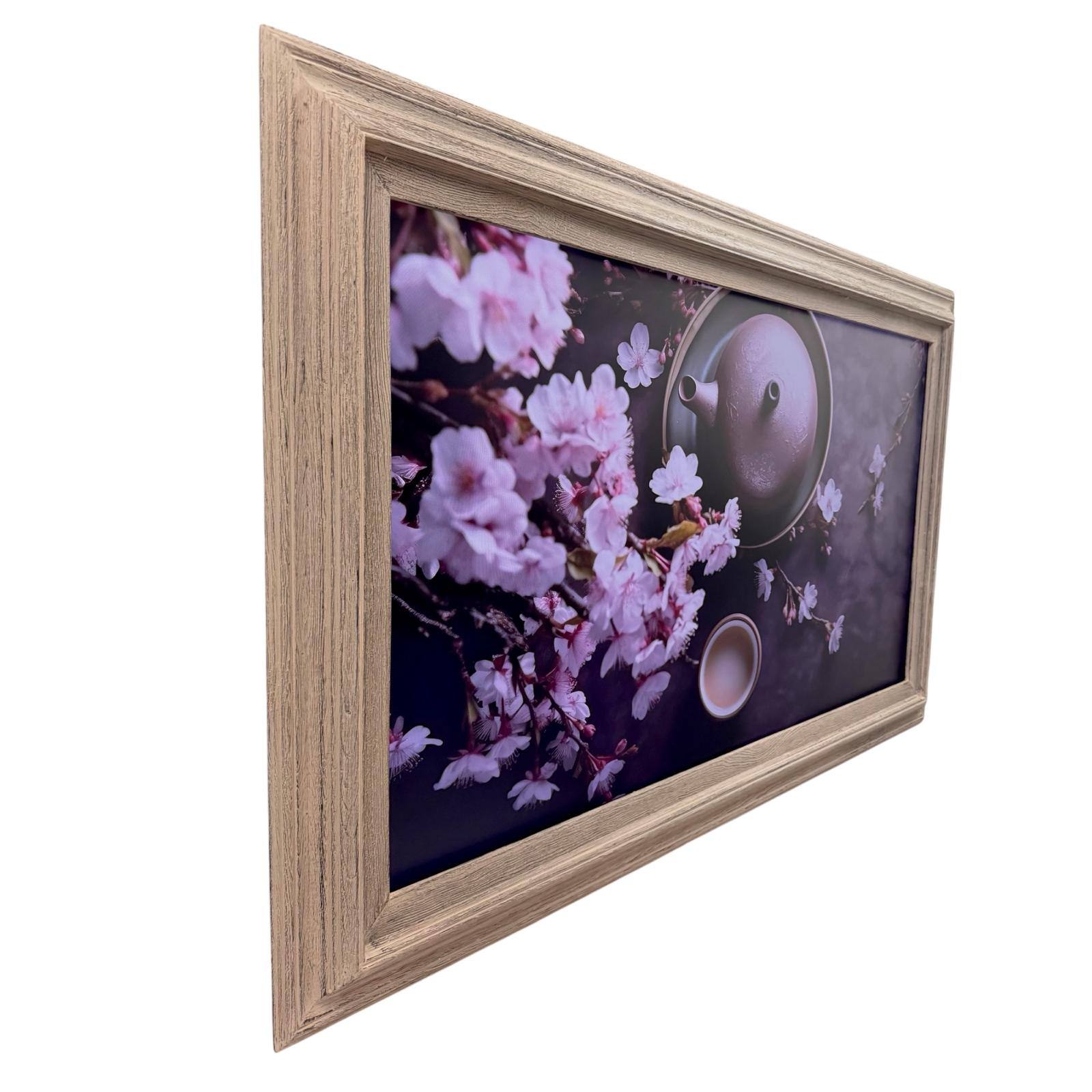 Angle. LAREDO FRAME FACTORY - 55 inch Handmade Tv frame for Samsung The Frame tv and Frame Pro Model - RUSTIC DRIFT WOOD.