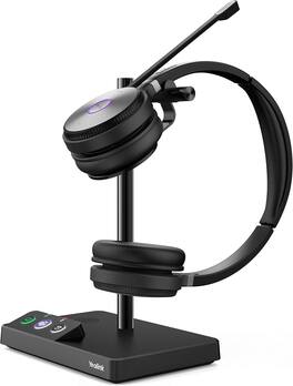 Yealink - 1308001 WH62-Dual Teams Wireless Headset with Microphone Teams Zoom Certified for PC