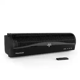 Vornado - TRANSOM Window Fan with Reversible Exhaust, Remote Control - Black