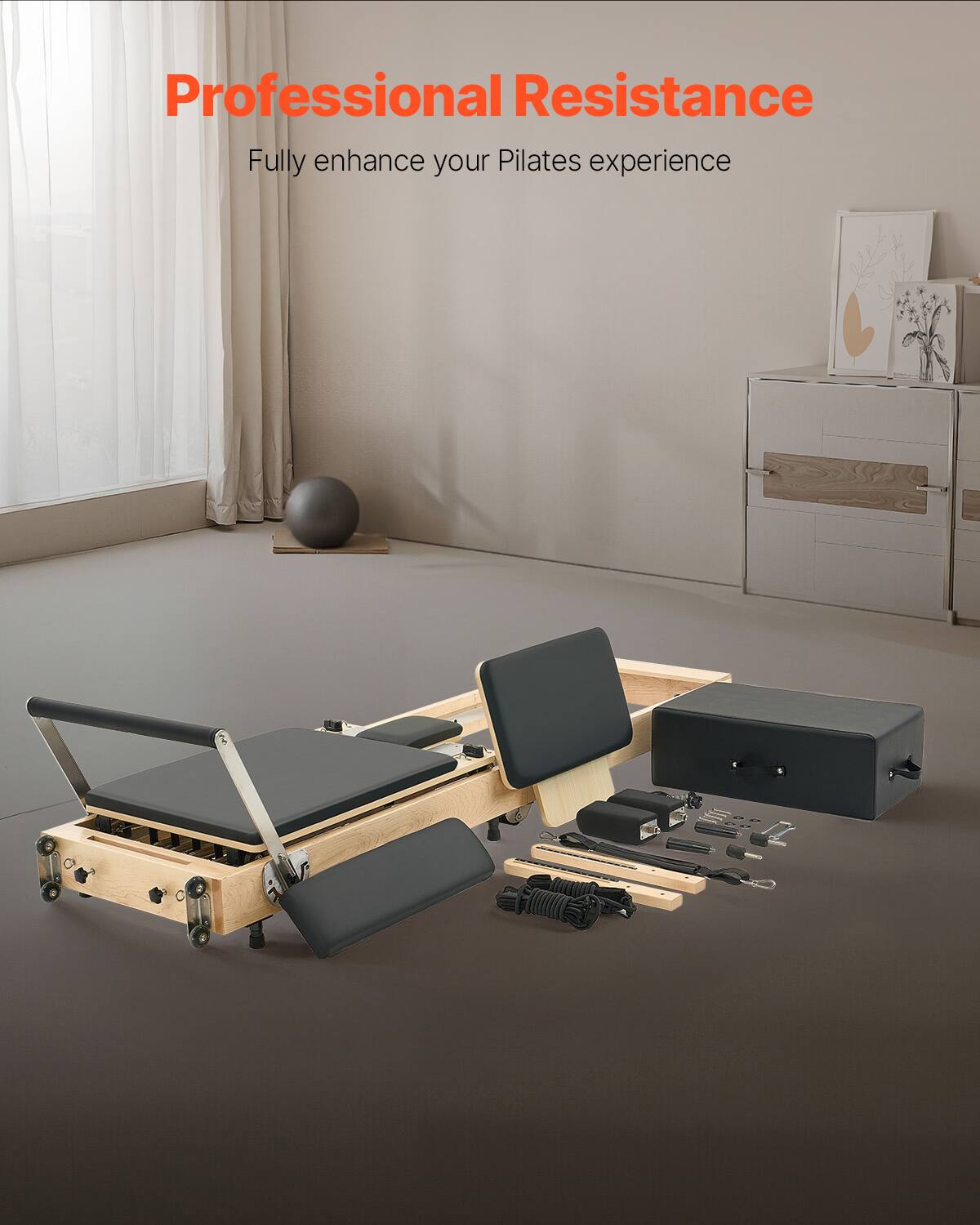 Professional Resistance  
Fully enhance your Pilates experience