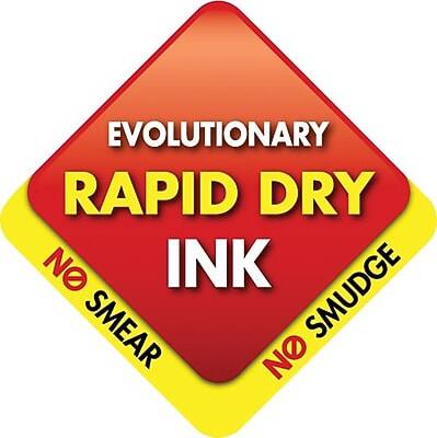 EVOLUTIONARY  
RAPID DRY  
INK  

NO SMEAR  
NO SMUDGE