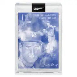 Topps - PROJECT 2020 Card 146 - 1954 Ted Williams by Don C - Blue