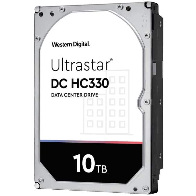 Western Digital - Ultrastar DC HC330 WUS721010ALE6L4 10 TB Hard Drive - 3.5" Internal - SATA (SATA/600) - Storage System