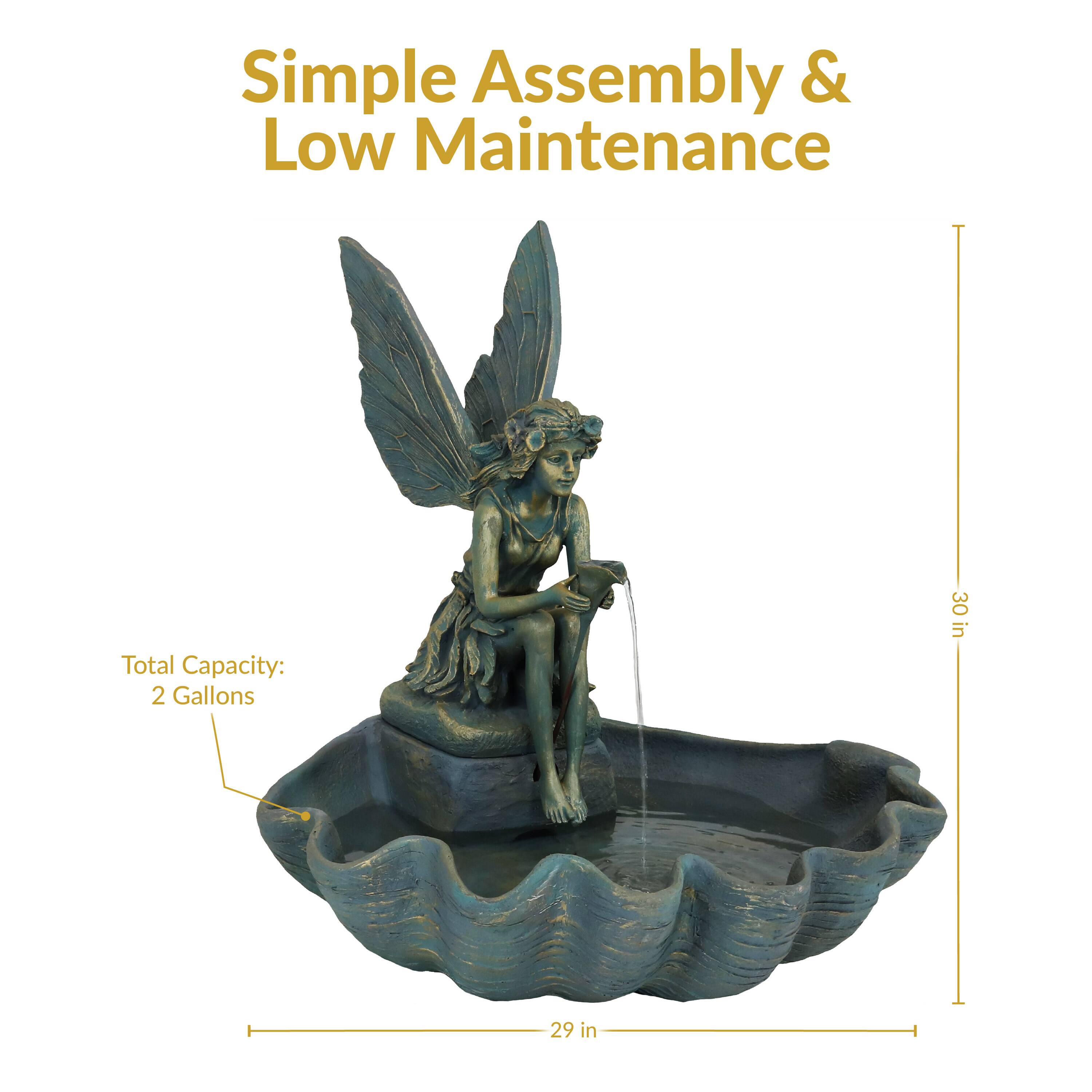 Simple Assembly & Low Maintenance  
Total Capacity: 2 Gallons  
30 in  
29 in