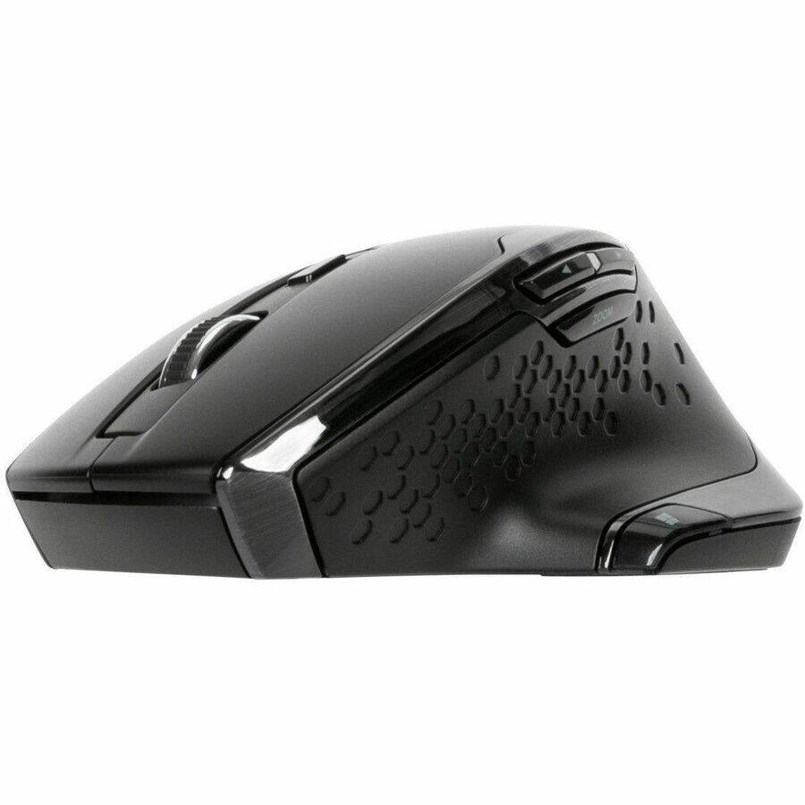Alt View 5. Targus - Targus Antimicrobial Ergo Wireless Mouse - BlueTrace - Wireless - Radio Frequency - 2.40 GHz - Black - USB Type A - 1600 - Black.