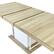 Alt View 6. Tiramisubest - Modern Extendable Dining Table for 6-10 People,78" Rectangle Dining Table with White Double Sturdy Pedestal Base - White Oak.