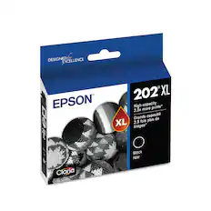 Designed for Excellence Epson 200 1M ME 202" XL High-capacity more prints* 2.5x Grande capacit plus de XL 2,5 fois tirages* BA S BK Claria Black Noir
