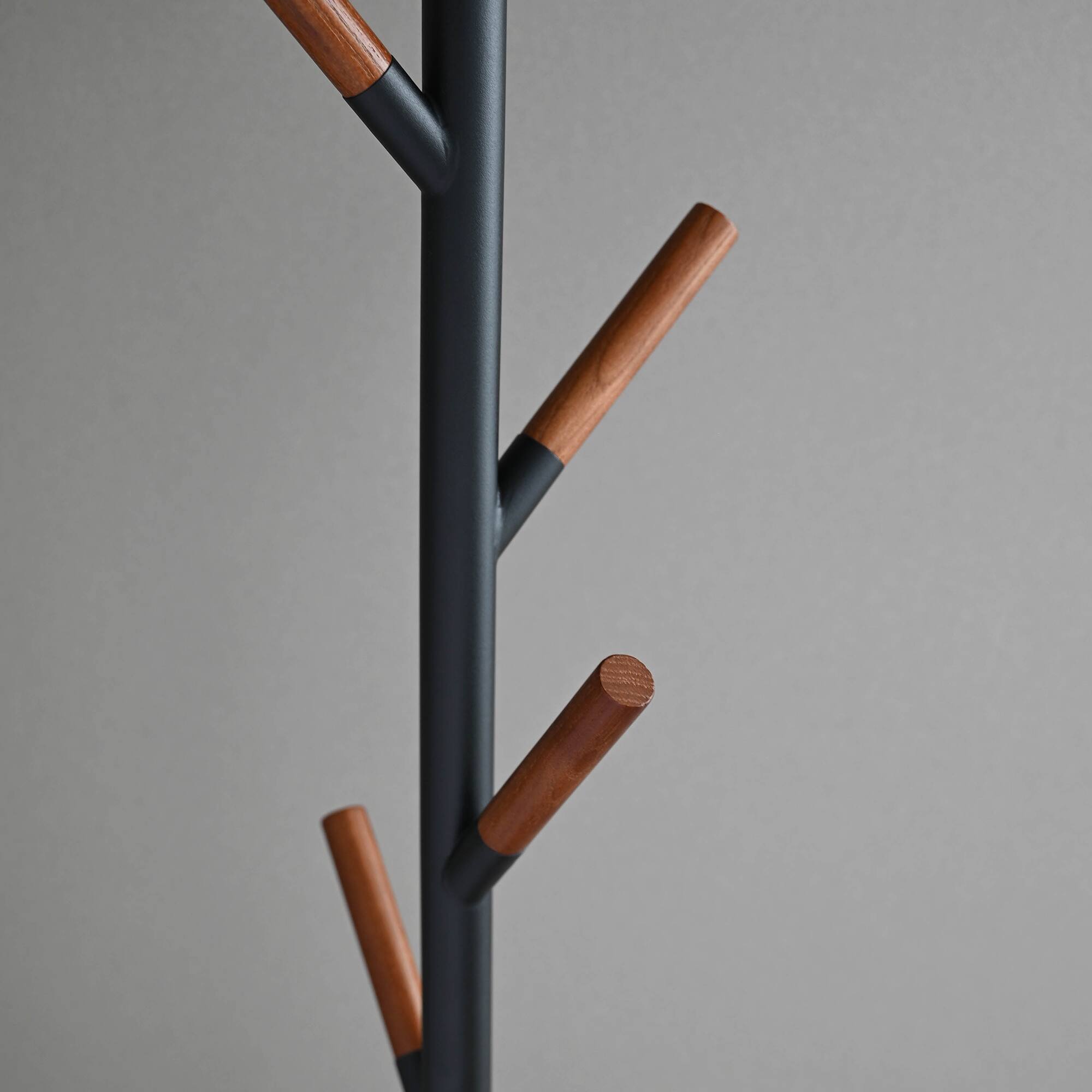 Alt View 2. Yamazaki Home - Coat Rack (70" H)  - Steel - Black.
