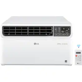 LG - 350 Sq. Ft. 8,500 BTU Smart Inverter Window Air Conditioner - White