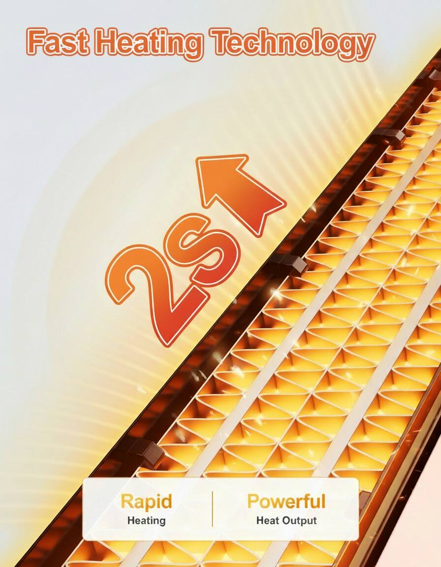 Fast Heating Technology

25°C

Rapid Heating

Powerful Heat Output