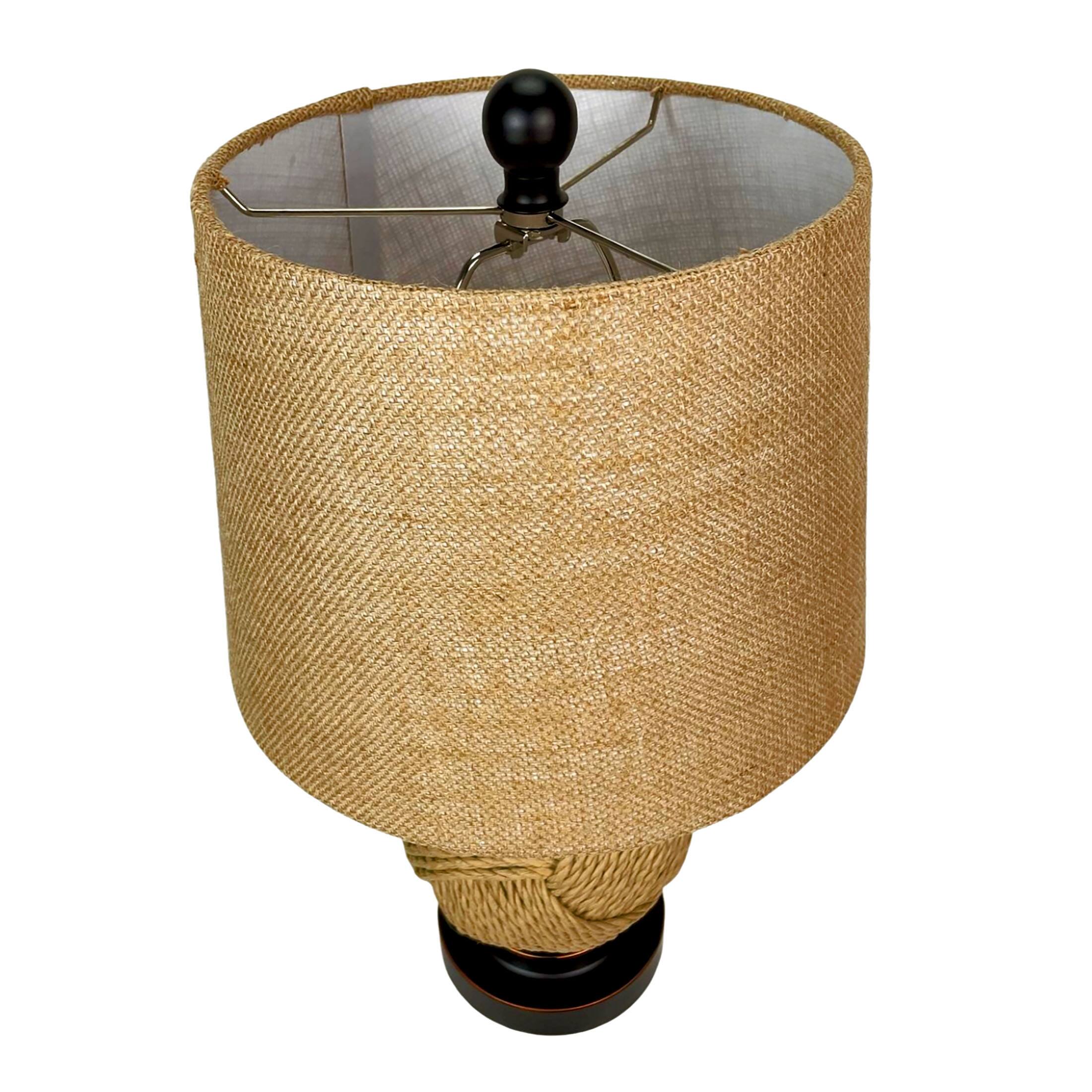 Alt View 2. Things2Die4 - Set of 2 Nautical Rope Table Lamps 22.5" Coastal Beach Decor Accent Lighting - Natural.