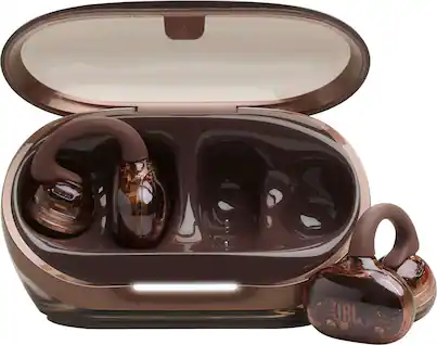 Front. JBL - Soundgear Clips - TRUE wireless bluetooth open-ear headphones - 2026 - Copper.