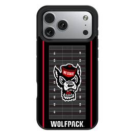 Keyscaper - NCAA - NC State Wolfpack Personalized Bump Case with 8.2ft Drop Protection - 16 Plus - Black