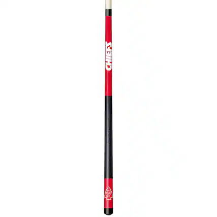 Front. Imperial - Kansas City Chiefs Team Color Laser-Etched Cue Stick - Red.