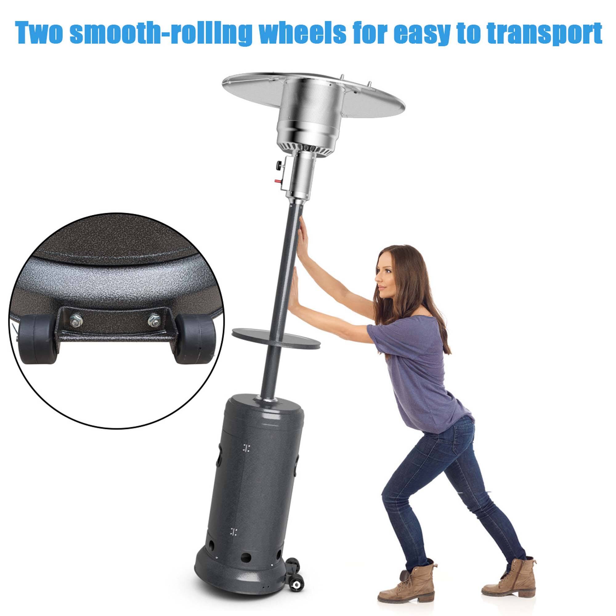 Two smooth-rolling wheels for easy transport