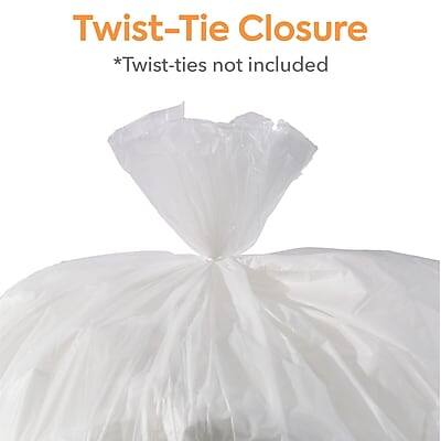Twist-Tie Closure  
*Twist-ties not included