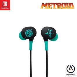 PowerA - Wired In-Ear Gaming Earbuds for Nintendo Switch - Metroid - Metroid Prime