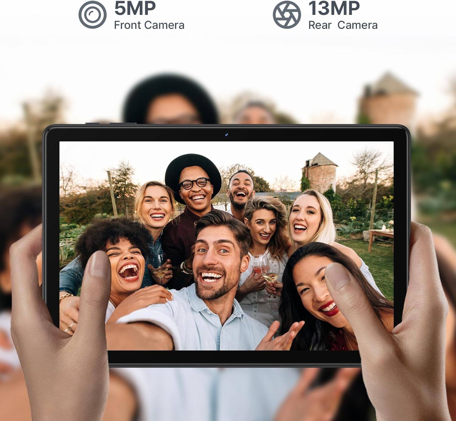 5MP Front Camera  
13MP Rear Camera