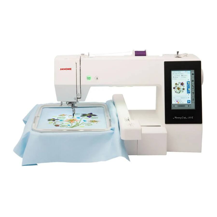 Janome Memory Craft 500E Limited Edition Embroidery Machine 500ELE-K1 ...