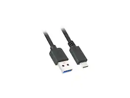 Nippon Labs - 50USB3-CM-AM-3 3ft USB 3.0 (USB 3.2 Gen 1) USB-C Male to USB A Male Cable - Black