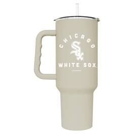 Logo Brands - Chicago White Sox 40oz. Sand Soft Touch Tumbler - Multicolor