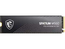MSI - SPATIUM M560 PCIe 5.0 NVMe M.2 1TB Solid State Drive (SSD) - SM560N1TB