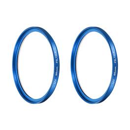Unique Bargains - 55mm Ultra Slim Lens Filter 2pcs, Multi Coating Aluminum Circular Screw-in Protection for Photography