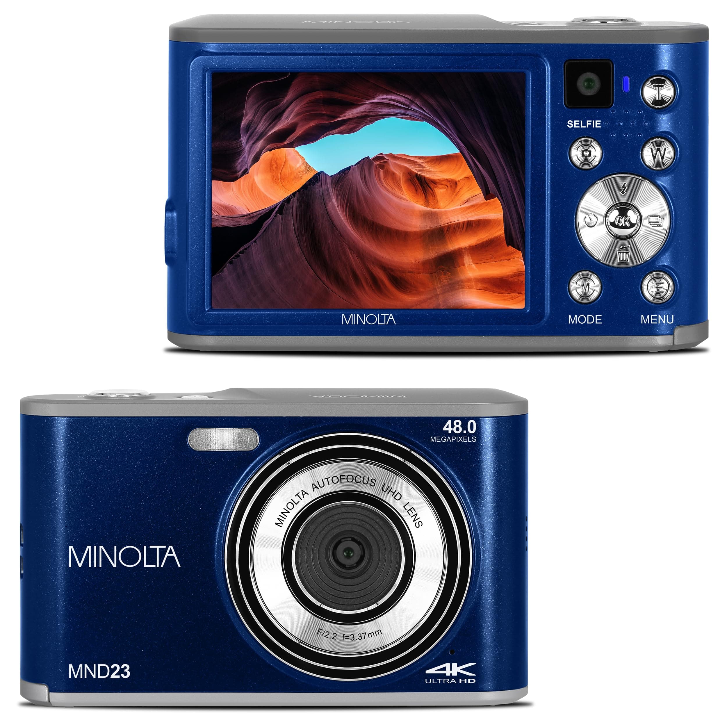 Minolta 48 Mega Pixels Point & Shoot Digital Camera with Rear