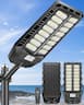 Adewalk - Solar Lights Outdoor 8000W,olar Street Lights Outdoor Waterproof,with Motion Sensor & Dusk to Dawn for Pathway & Yard - Black