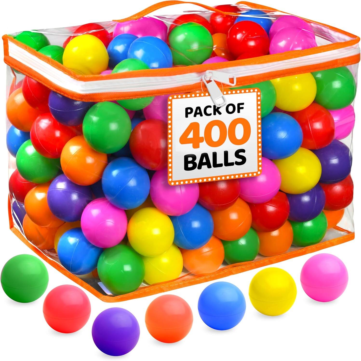 Play22 - Pit Balls for Toddlers with Storage Bag - 7 Bright Colors, Crush Proof, Great Play Toys - Multicolor price history on PriceWatchPro