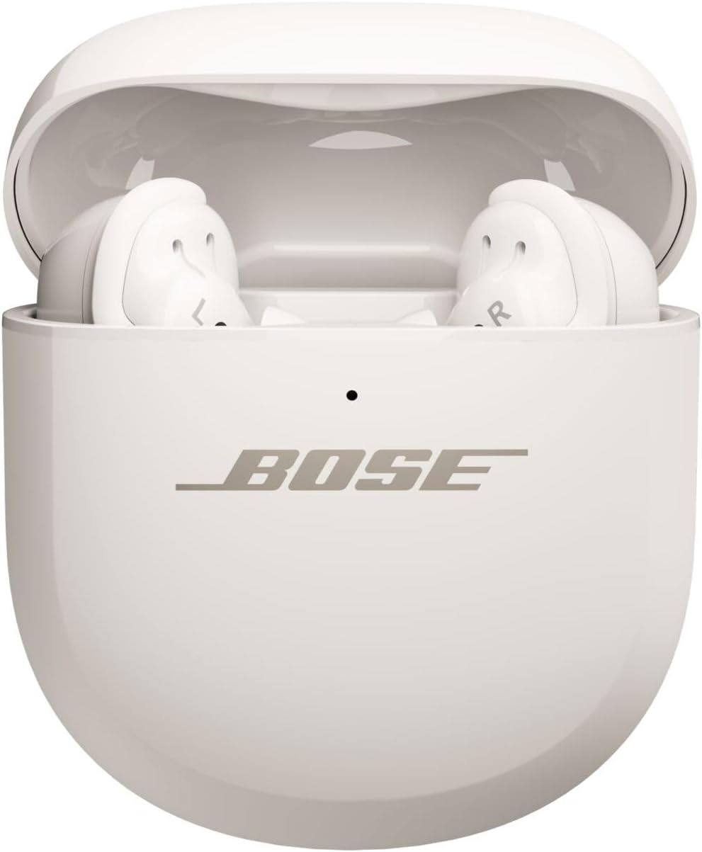 Back. Bose - Bose QuietComfort Ultra Earbuds (2nd Gen) Bundle with Fast Charger - Noise Cancelling (White Smoke) - White Smoke.