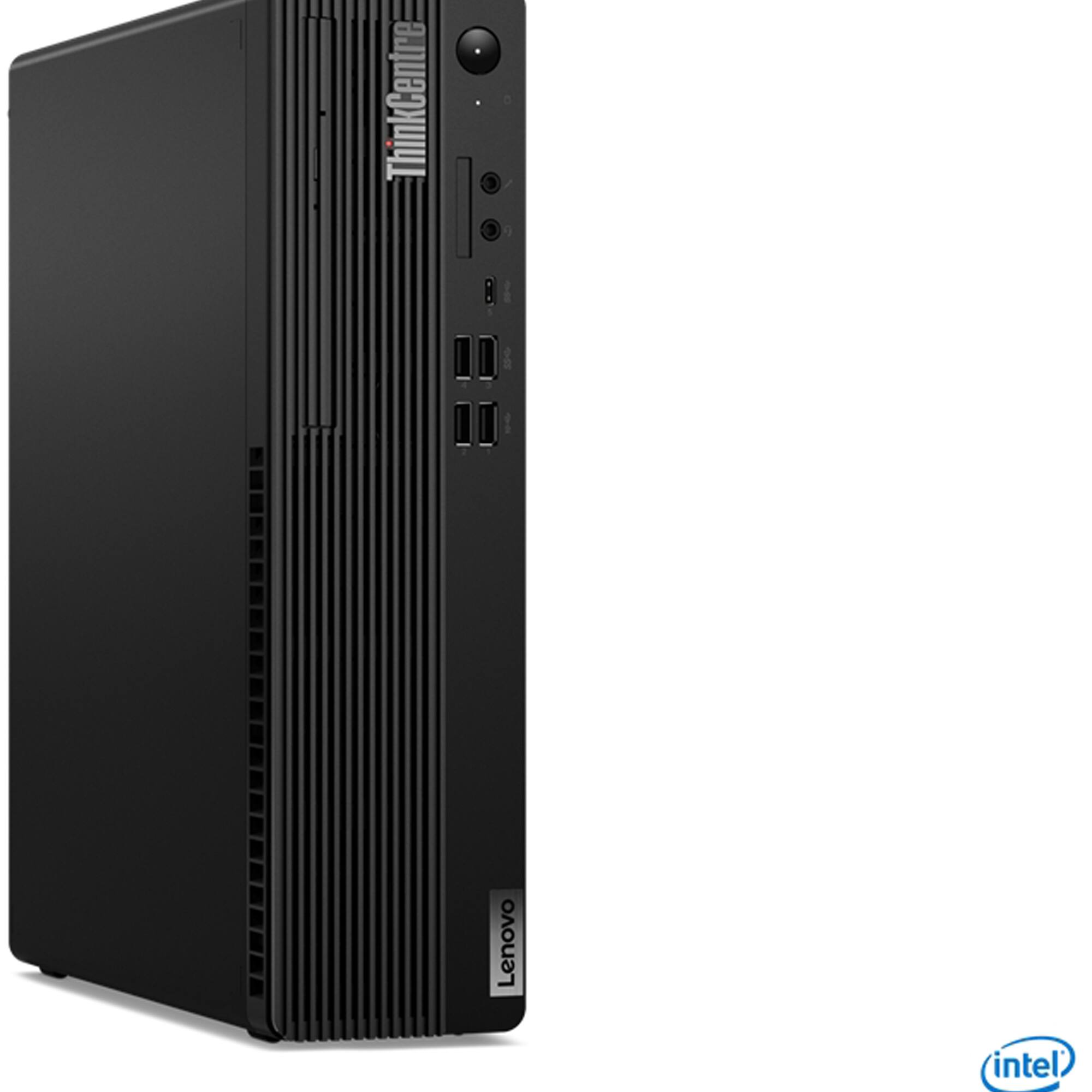 Alt View 2. Lenovo - ThinkCentre M70s Desktop - Intel Core i5-10400 - 16GB Memory - 256GB SSD - Black.