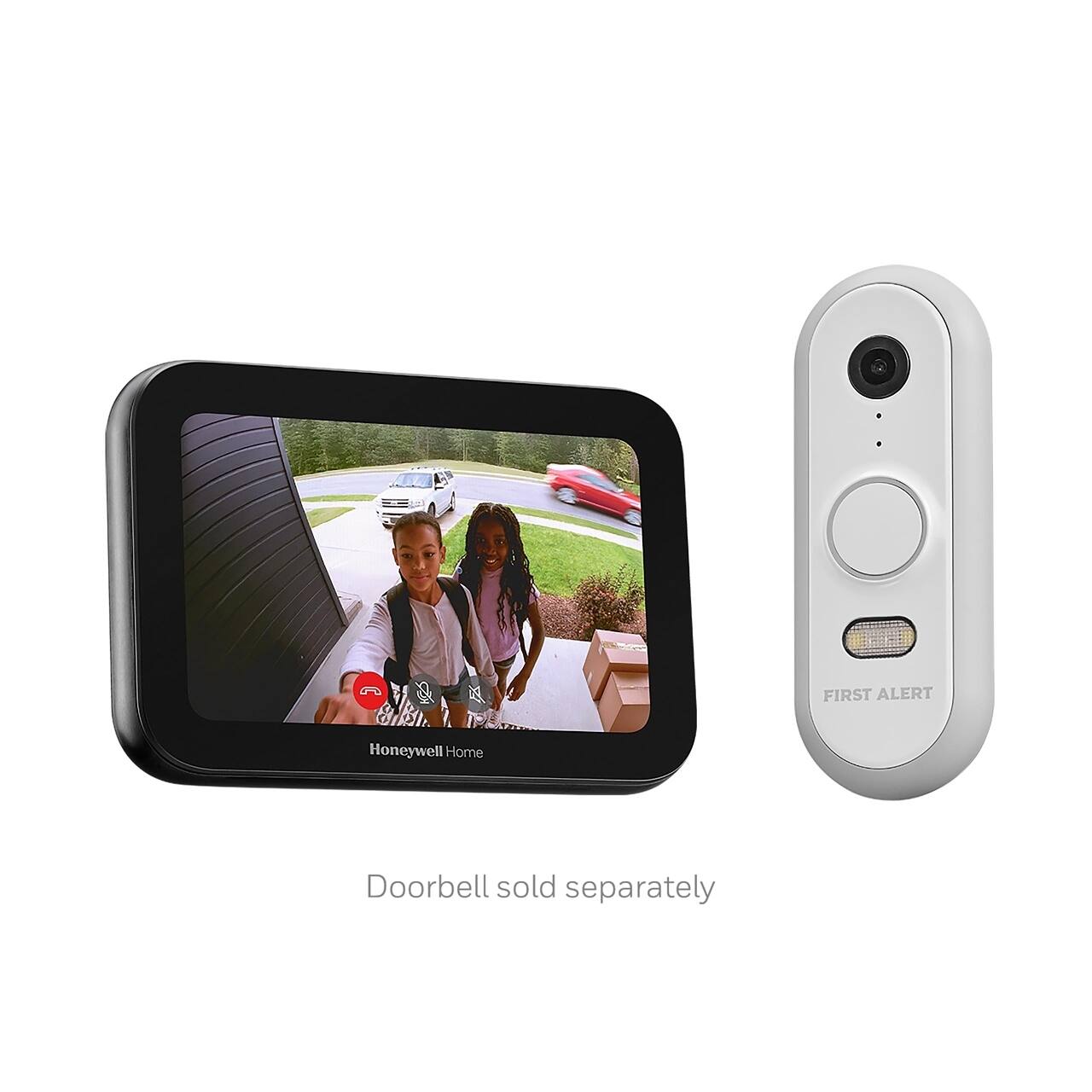 Honeywell Home FIRST ALERT  
Doorbell sold separately