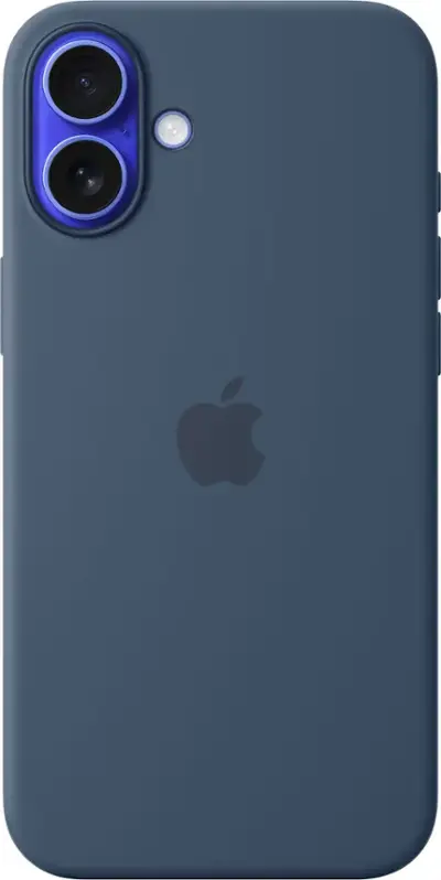 iPhone 16 Pro Silicone Case with MagSafe – Denim - Apple