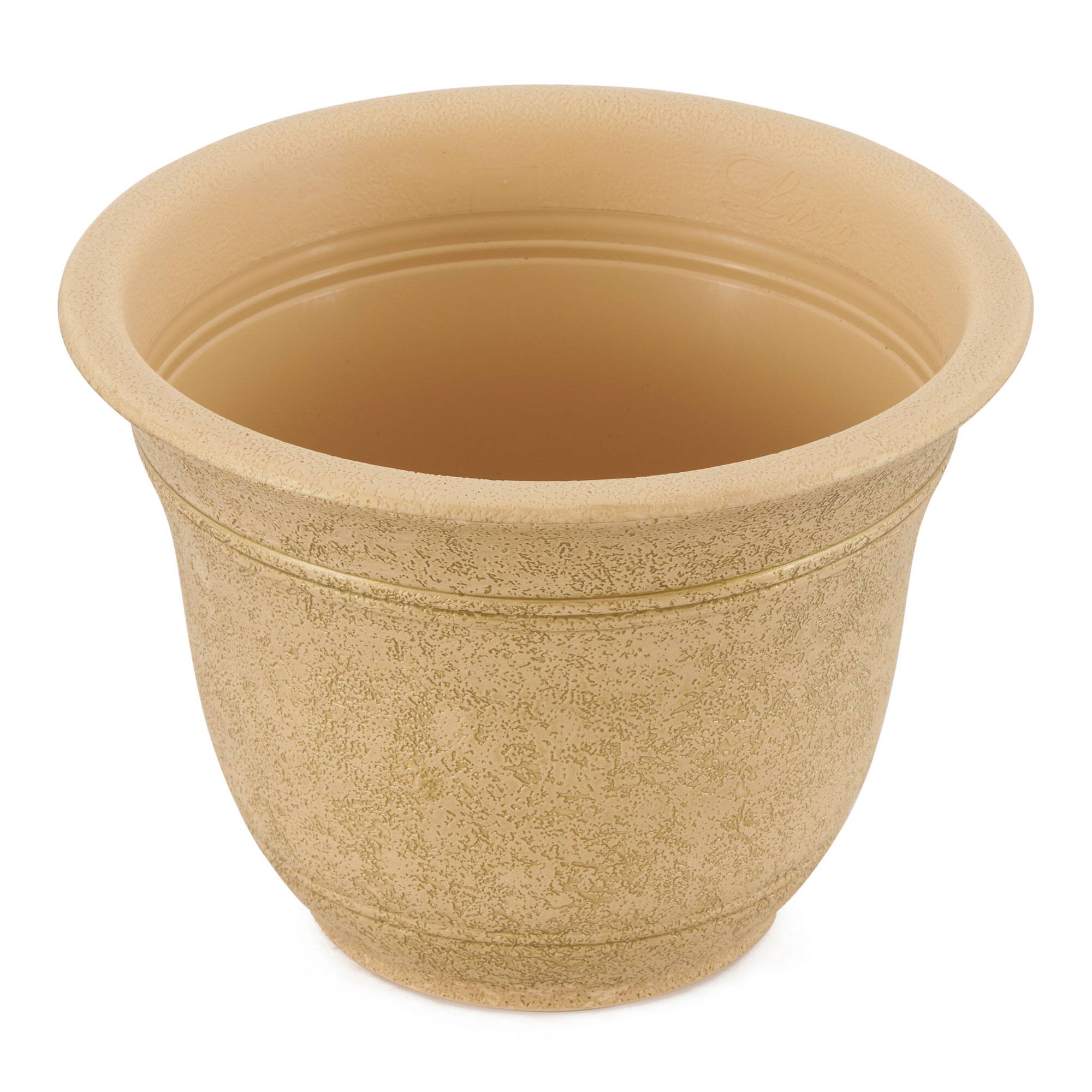 Alt View 6. The HC Companies - HC Companies Sierra 10 Inch Round Garden Planter Pot, Arizona Sand (4 Pack).