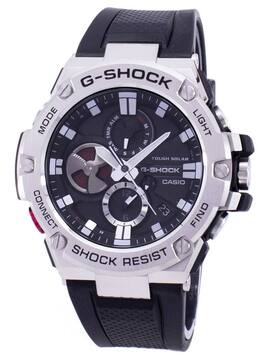 Casio - G-Shock G-Steel Tough Solar Analog GST-B100-1A GSTB100-1A Men's Watch - Black