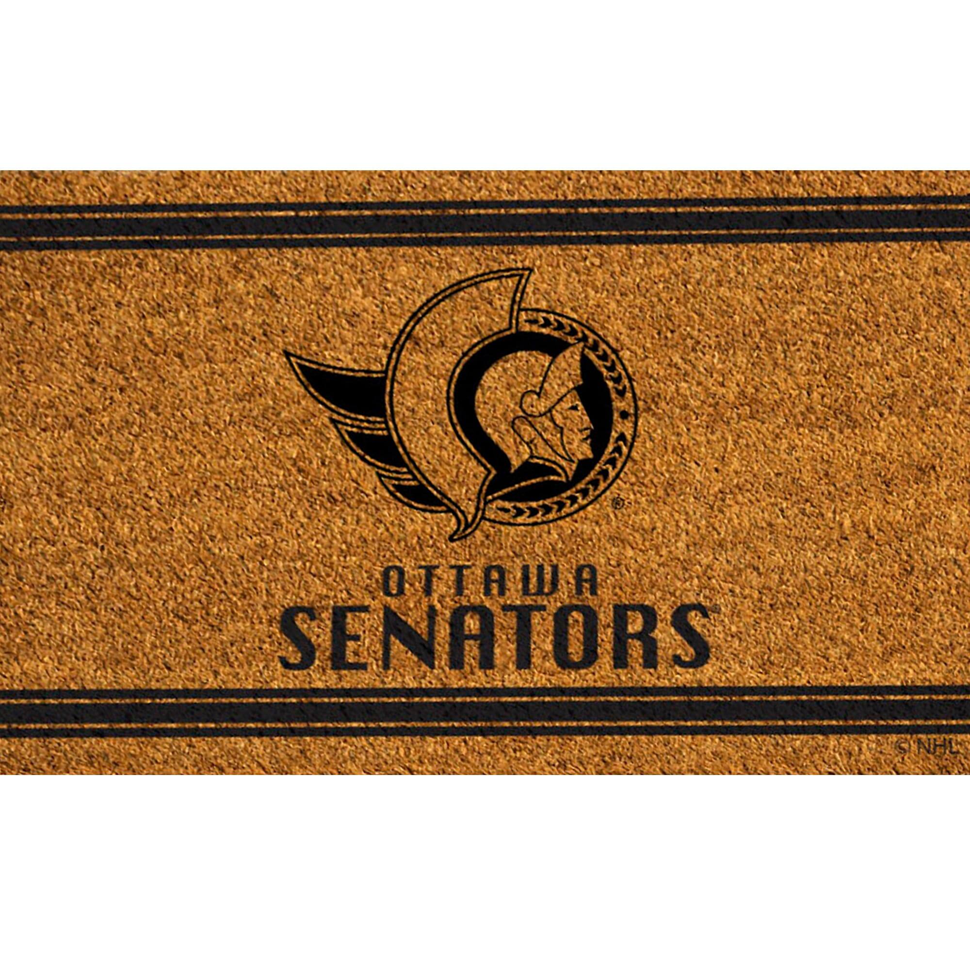 Evergreen Enterprises - Ottawa Senators 16" x 28" Coir Logo Doormat - Multicolor